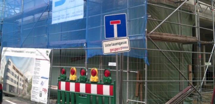 Hotel-Neubau in der Unterlauengasse wächst