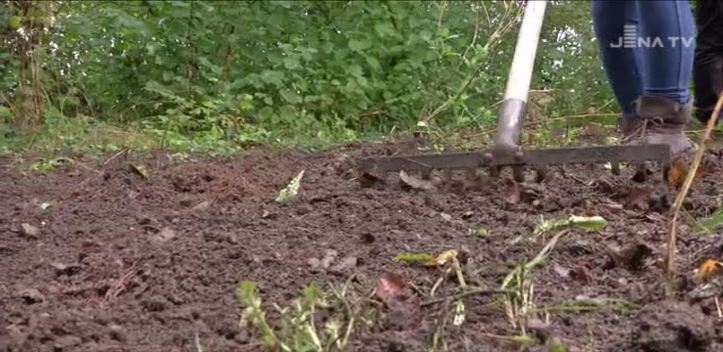 Aktion: Die Initiative „Essbare Stadt“ bereitete Beete für den Winter vor