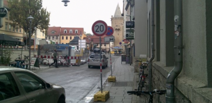Bachstraße wieder komplett befahrbar