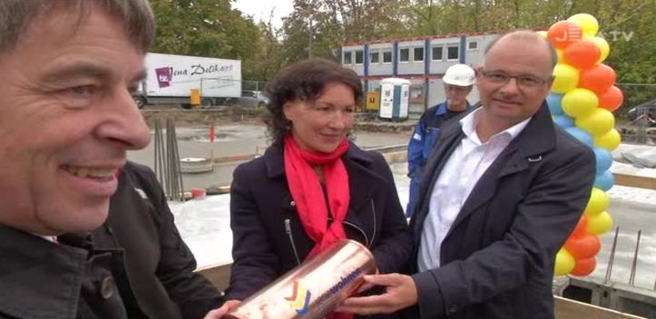 Grundstein gelegt: In der Schützenhofstraße wird  in generationenübergreifendes Wohnen investiert