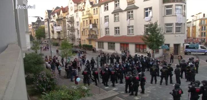 Sperrungen für Demo: Die THÜGIDA zieht wieder durch das Damenviertel