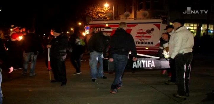 Wenig Gedenken: Die Thügida-Demo verhinderte in Jena den 9. November als Tag der Erinnerung