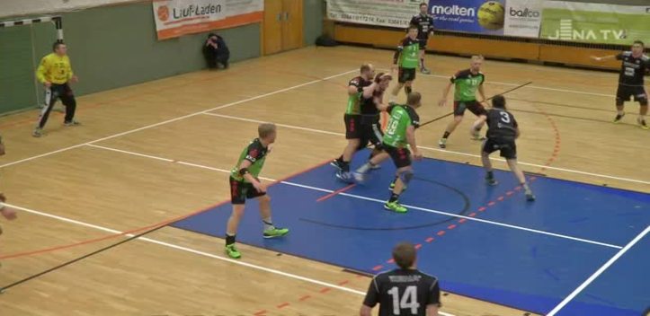 Gegen den Favoriten: Der HBV schnupperte im Pokal gegen Apolda kurz an der Überraschung