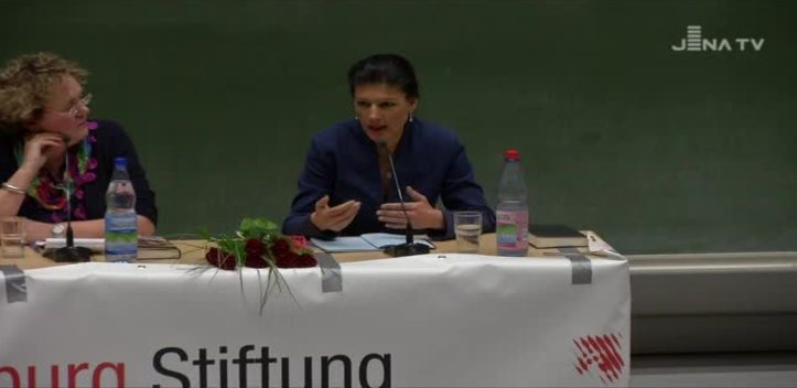 Buch vorgestellt: Die LINKEN-Frontfrau Sahra Wagenknecht war in ihrer Geburtsstadt zu Gast