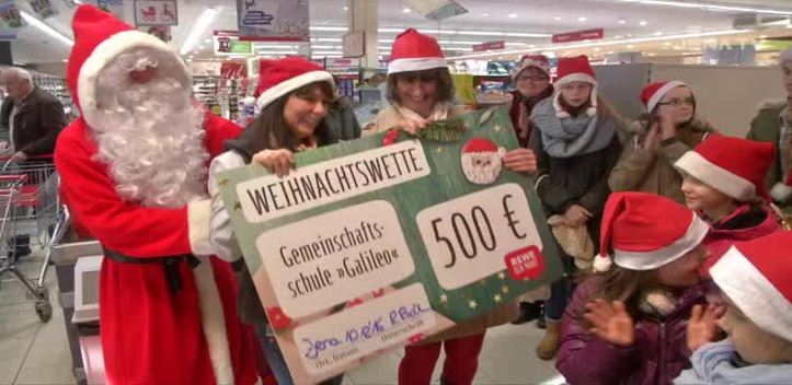 Wette gewonnen: Der Gesang der Galileo-Gemeinschaftsschule wurde belohnt