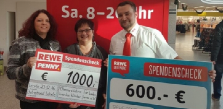 Spende für Elterninitiative für krebskranke Kinder   