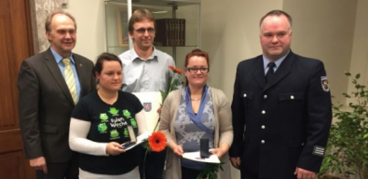 Katastrophenschutzmedaillen verliehen