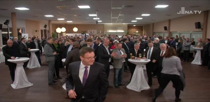 Optimistischer Ausblick: Beim Neujahrsempfang der Jenaer Wirtschaft gab es fast nur Positives