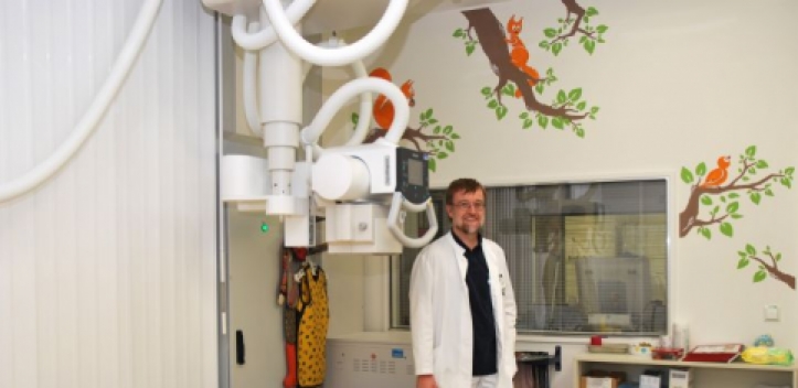 Blickfang beim Kinder-Röntgen