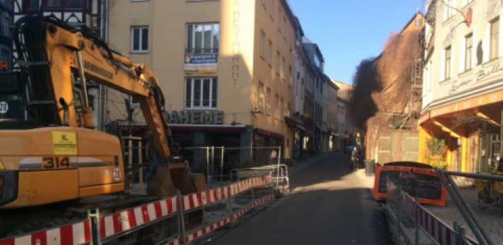 Baumaßnahme Wagnergasse geht weiter