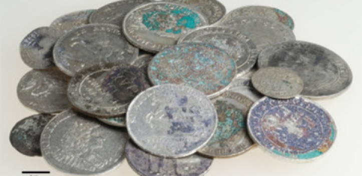 Münzschatz in Keller gefunden