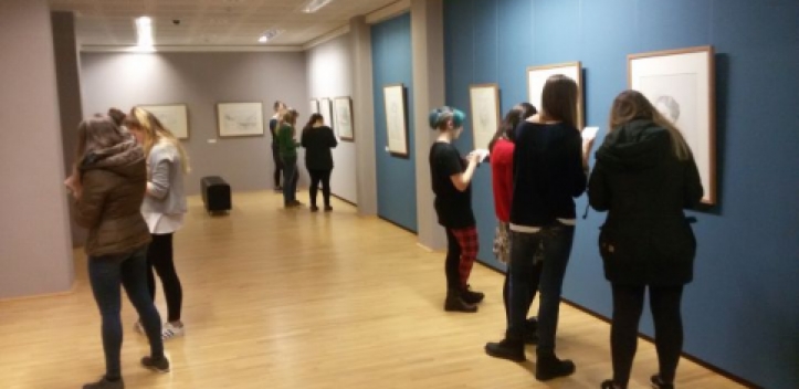 Schulklasse im Otto-Dix-Haus Gera