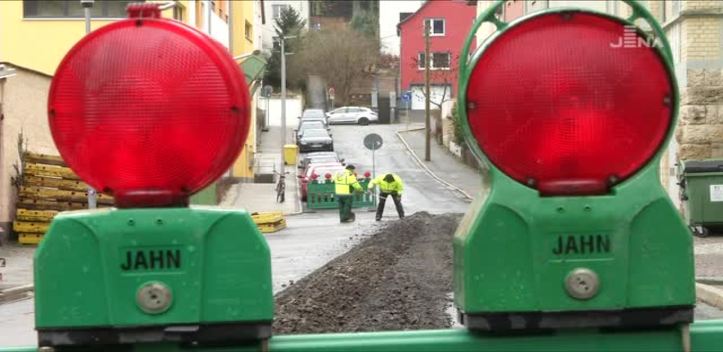 Baustellen im Stadtgebiet: In der Lutherstraße gehen die Arbeiten nach der Winterpause weiter