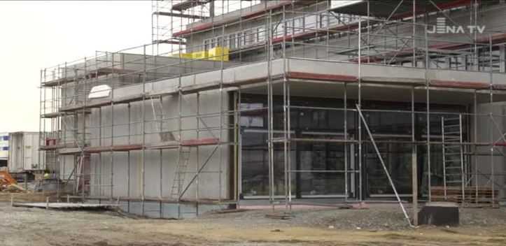 Feierlicher Anlass: Bei der DAKO GmbH im Gewerbegebiet JenA4 war heute Richtfest