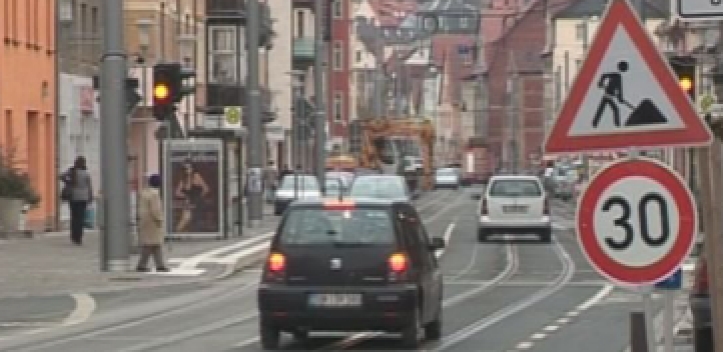 Sanierungsarbeiten in Karl-Liebknecht-Straße