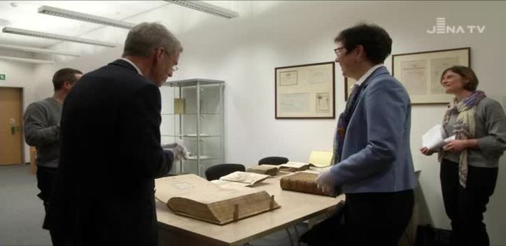 Historisch: Thüringens Finanzministerin war zu Gast in der Bibliothek des Oberlandesgerichtes