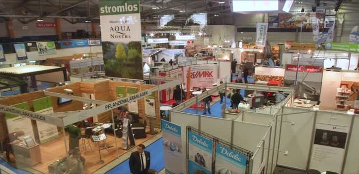 Willkommen zur Messe: In der Sparkassen-Arena dreht sich bis Sonntag alles um Bauen-Wohnen-Energie