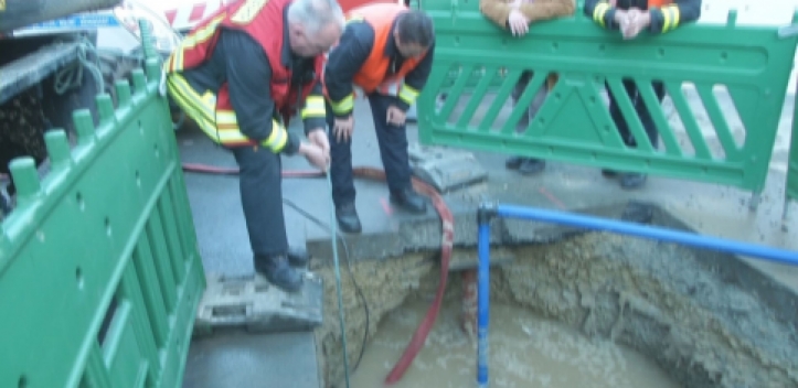 Wasserrohrbruch im Westviertel schnell behoben