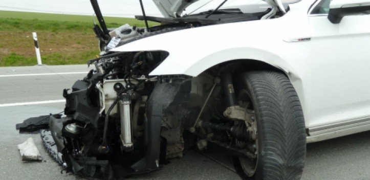 Bei Unfall leicht verletzt 