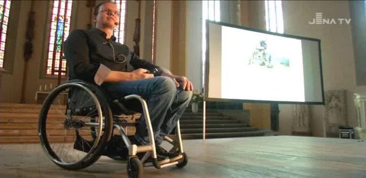 Reise im Rollstuhl: Der Frankfurter Felix Bernhard berichtete von seinen Abenteuern