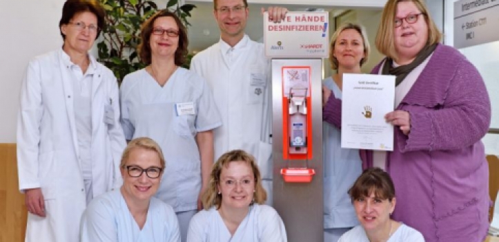 Uni-Klinikum: Händehygiene auf Gold-Niveau