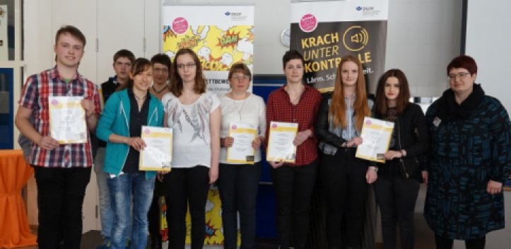 Gewinner des Kreativwettbewerbs „Krach unter Kontrolle“ gekürt