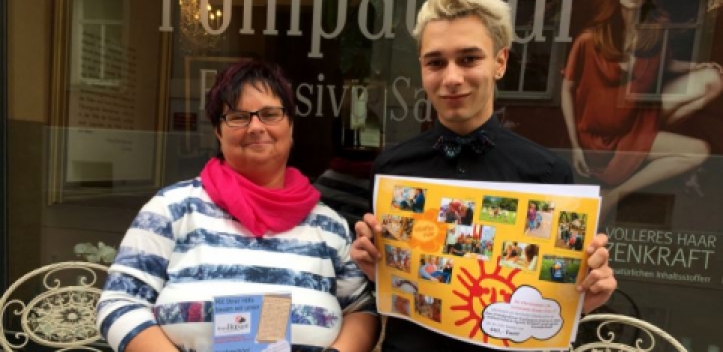 Friseur spendete für die Elterninitiative für krebskranke Kinder