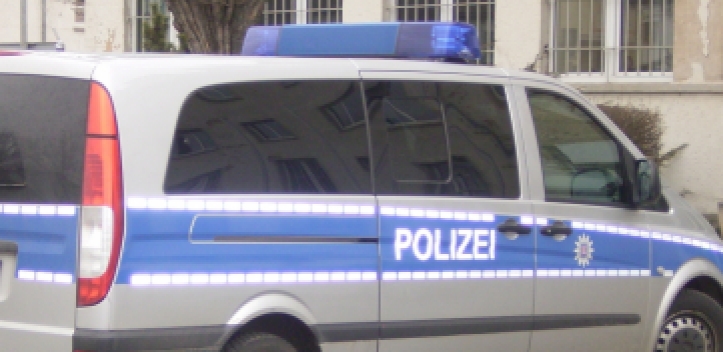 Auf Baugerüst geklettert