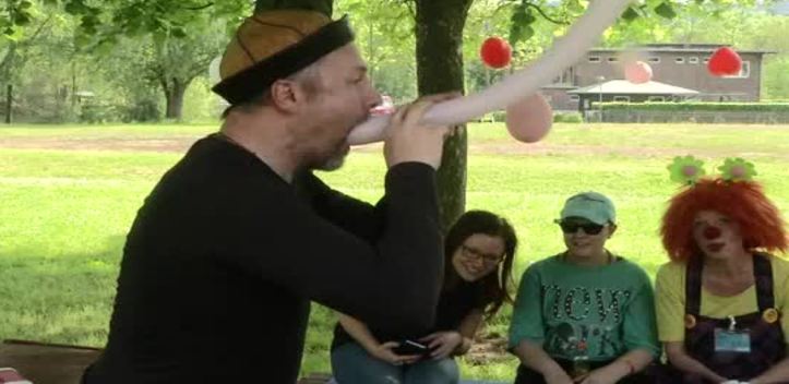 Mit Normalität: Die Elterninitiative für krebskranke Kinder lud zu einem Fest ein