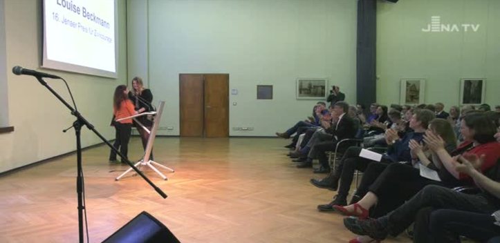 16. Preis für Zivilcourage: Die Medizin-Studentin Louise Beckmann  wurde ausgezeichnet