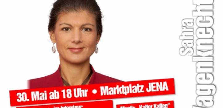Sahra Wagenknecht kommt nach Jena