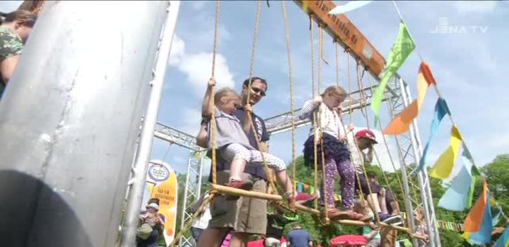 Tag im Paradies: Tausende Besucher kamen zum Familienfest auf die Rasenmühleninsel