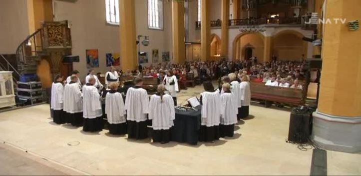 Im Zeichen der Reformation: Auch in Jena wurde zum diesjährigen Kirchentag einiges geboten