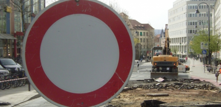 Hier wird in Jena aktuell (nicht mehr) gebaut