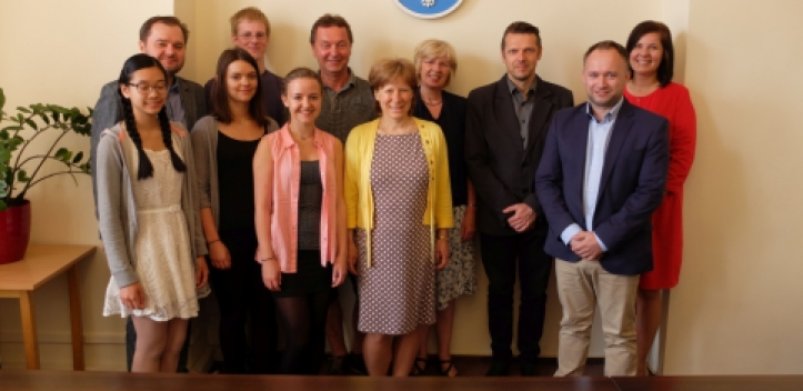 Delegation der Geraer Musikschule „Heinrich Schütz“ in der Partnerstadt Skierniewice