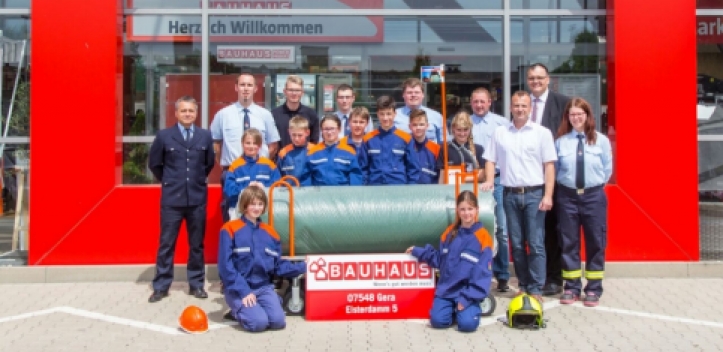 Spende für Geraer Jugendfeuerwehr
