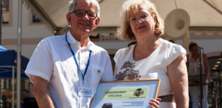 Lothar Hoffmann ist Botschafter der Stadt Gera Jena TV Sehen, was