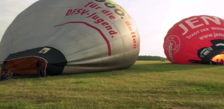 In der Luft: Noch bis zum Samstag wird das Ballonjugendlager in Schöngleina veranstaltet