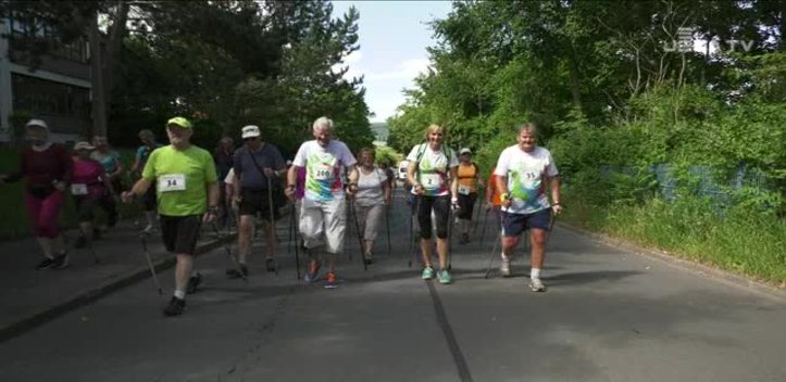 Walkingtag in Lobeda: Bei der Premiere konnte unter drei Strecken gewählt werden