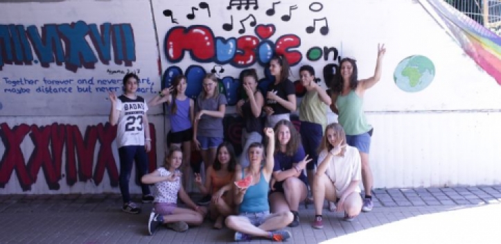 Junge Streetart-Künstlerinnen in Wenigenjena