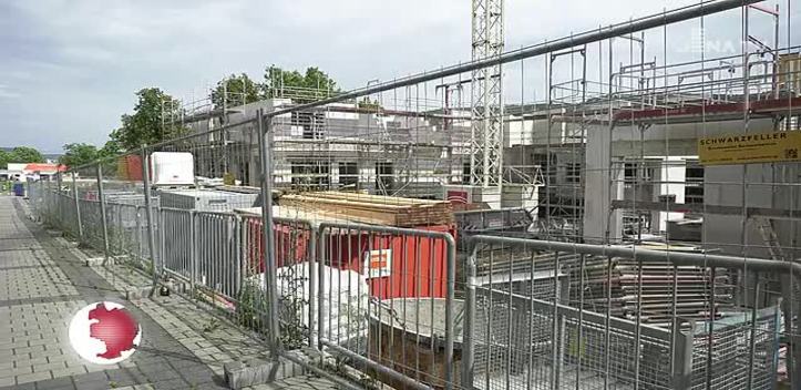 Rohbau fortgeschritten: In Lobeda nimmt die Seniorenwohnanlage Gestalt an