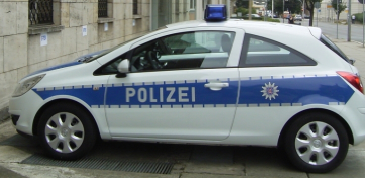 Verkehrsschild beschädigt