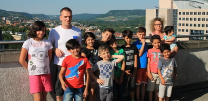 Ferienfreizeit für Kinder von Jenoptik-Mitarbeitern und Flüchtlingsfamilien