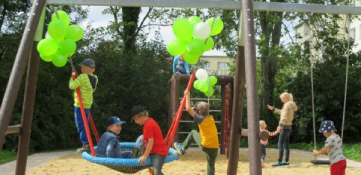 Wohngenossenschaft „Neuer Weg“ eröffnete Spielplatz