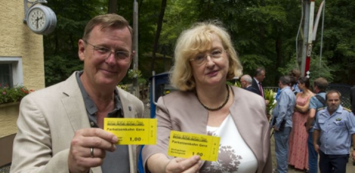 15 000 Euro-Spende für die Geraer Parkeisenbahn