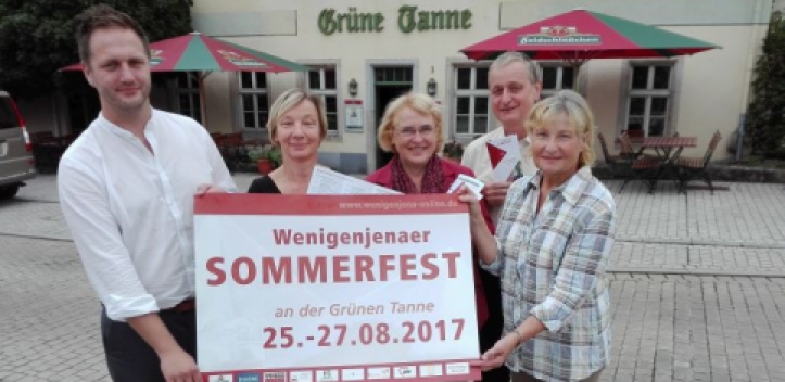 Wenigenjenaer Sommerfest vom 25. bis 27. August 