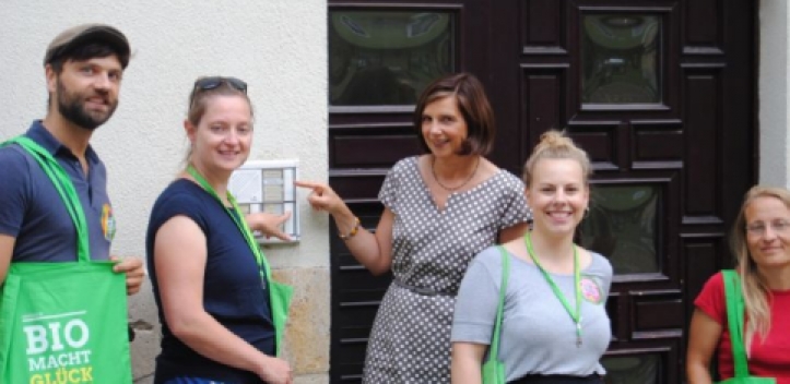 Auftakt für Grünen-Haustürwahlkampf