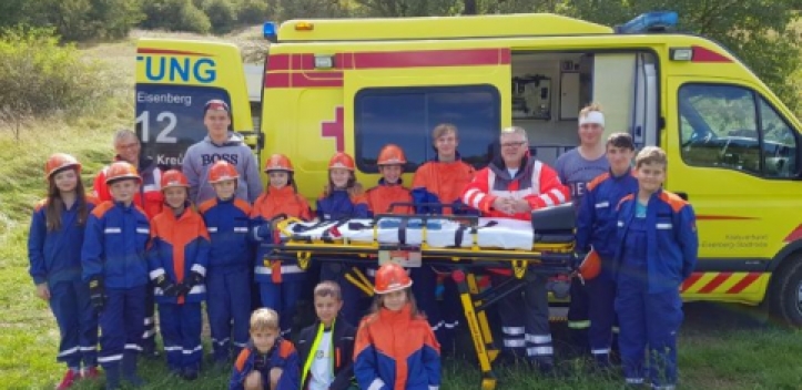 DRK unterstützt Jugendfeuerwehr