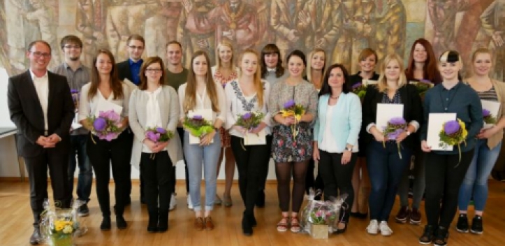 Stadt begrüßte neue Azubis 