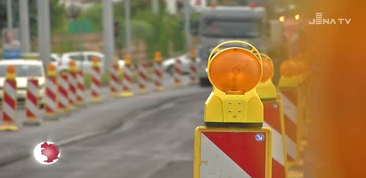 Vollsperrung im Blick: Am Samstag kann ein Abschnitt der Rudolstädter Straße nicht befahren werden